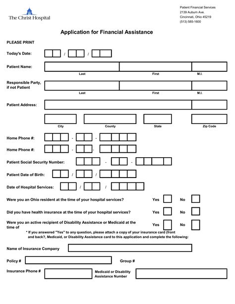 Financial Assistance Application New Application Renewal.